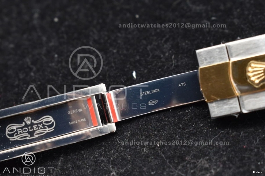 Edition Clean YG Steel 41 Dial on 904L Black 1:1 Bracelet Oyster SS DateJust Stick VR3235 126333 Best 0402